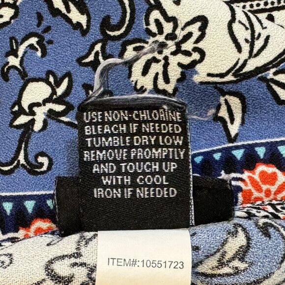 Torrid Women's Top Sz 2? Sleeveless Multicolor Floral Scoop Neck Babydoll Tank - Picture 6 of 6